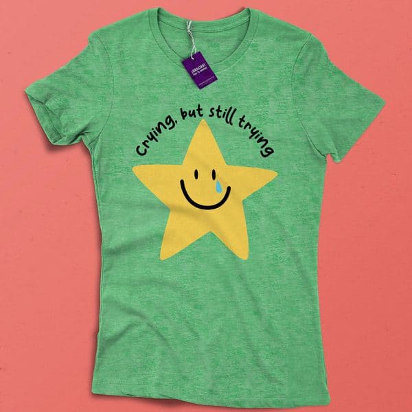 PLAYERA CRYING ESTRELLITA