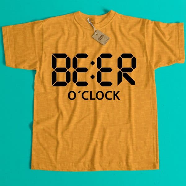 PLAYERA BEER O CLOCK