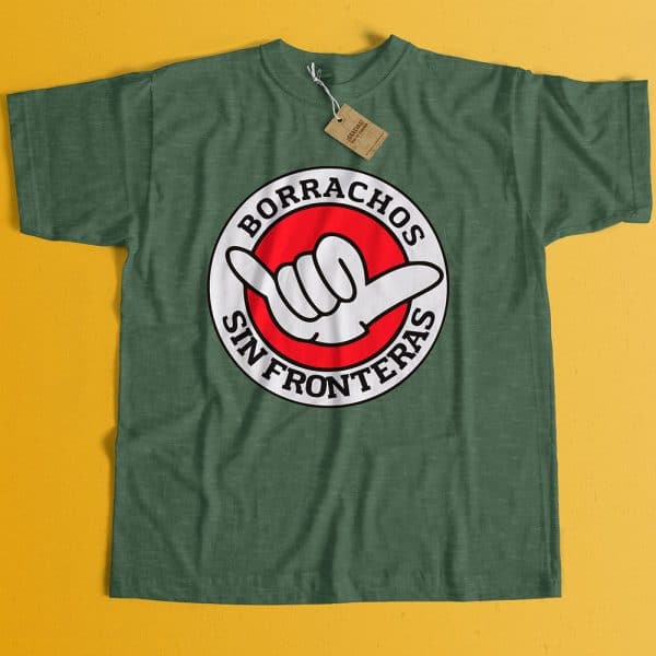PLAYERA BORRACHOS SIN FRONTERAS