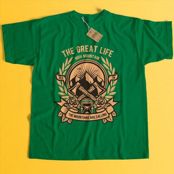 PLAYERA MONTAÑA THE GREAT LIFE