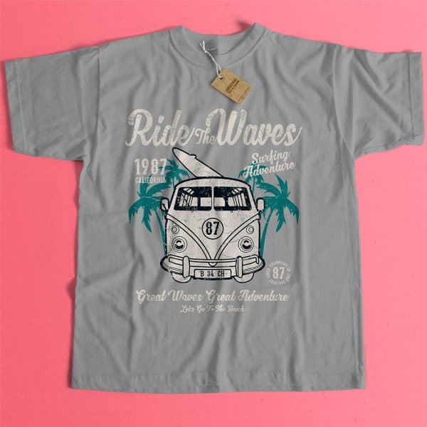 PLAYERA SURFING RIDE